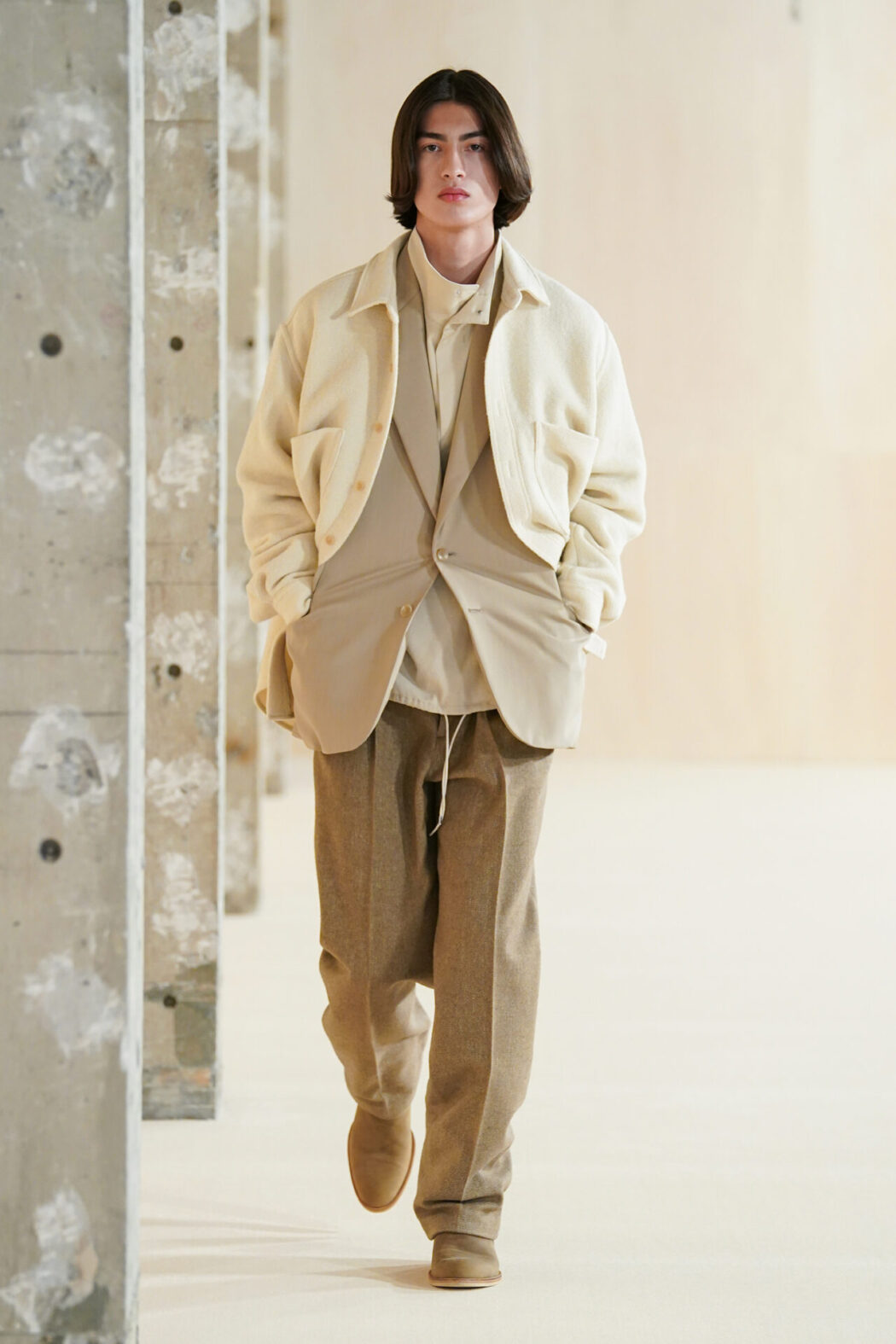 Hair by Shingo Shibata
AURALEE AW22