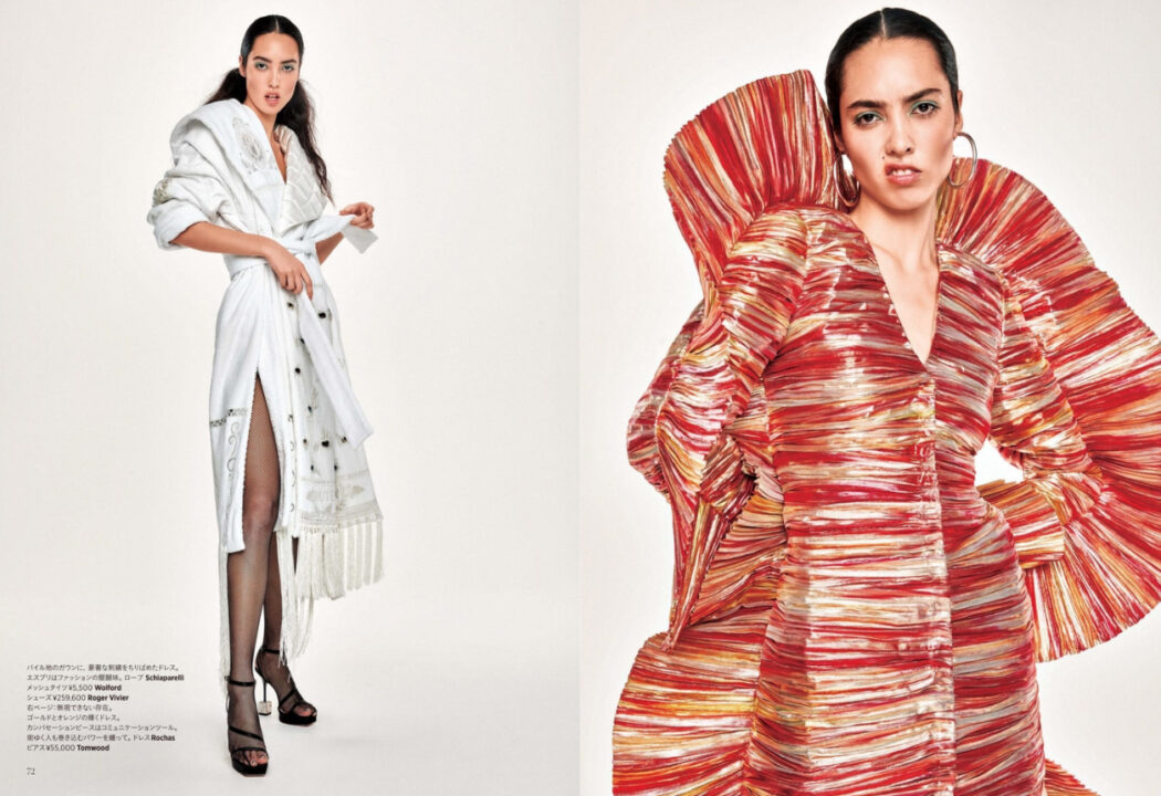 Make up by Yumi Endo
Harper's BAZAAR March issue 2022