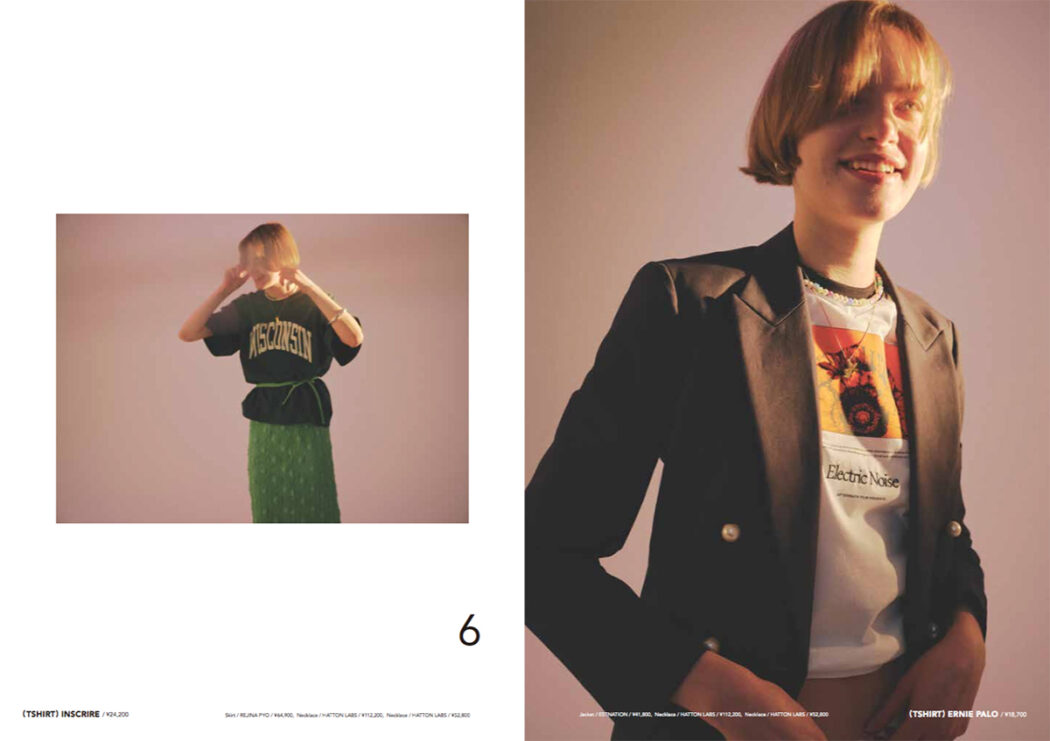 Hair by Shingo Shibata
ESTNATION Tshirt campaign