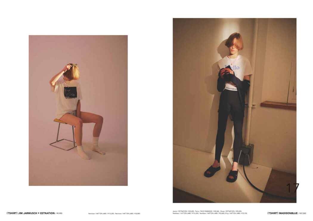 Hair by Shingo Shibata
ESTNATION Tshirt campaign