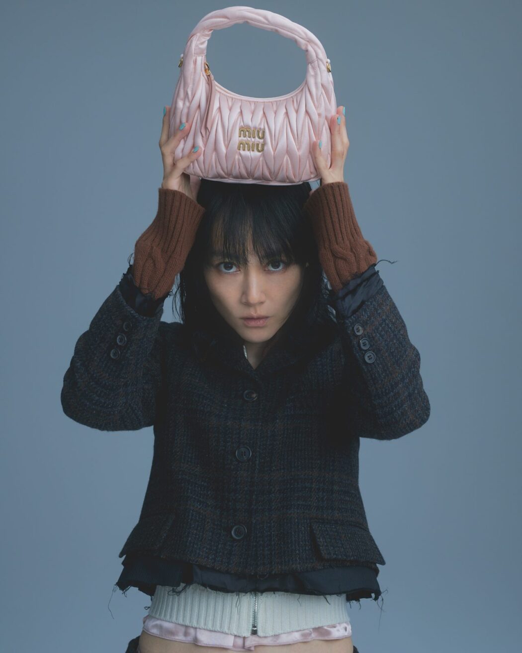 Make up by Yumi Endo
The Fashion Post / miumiu × Rinko Kikuchi