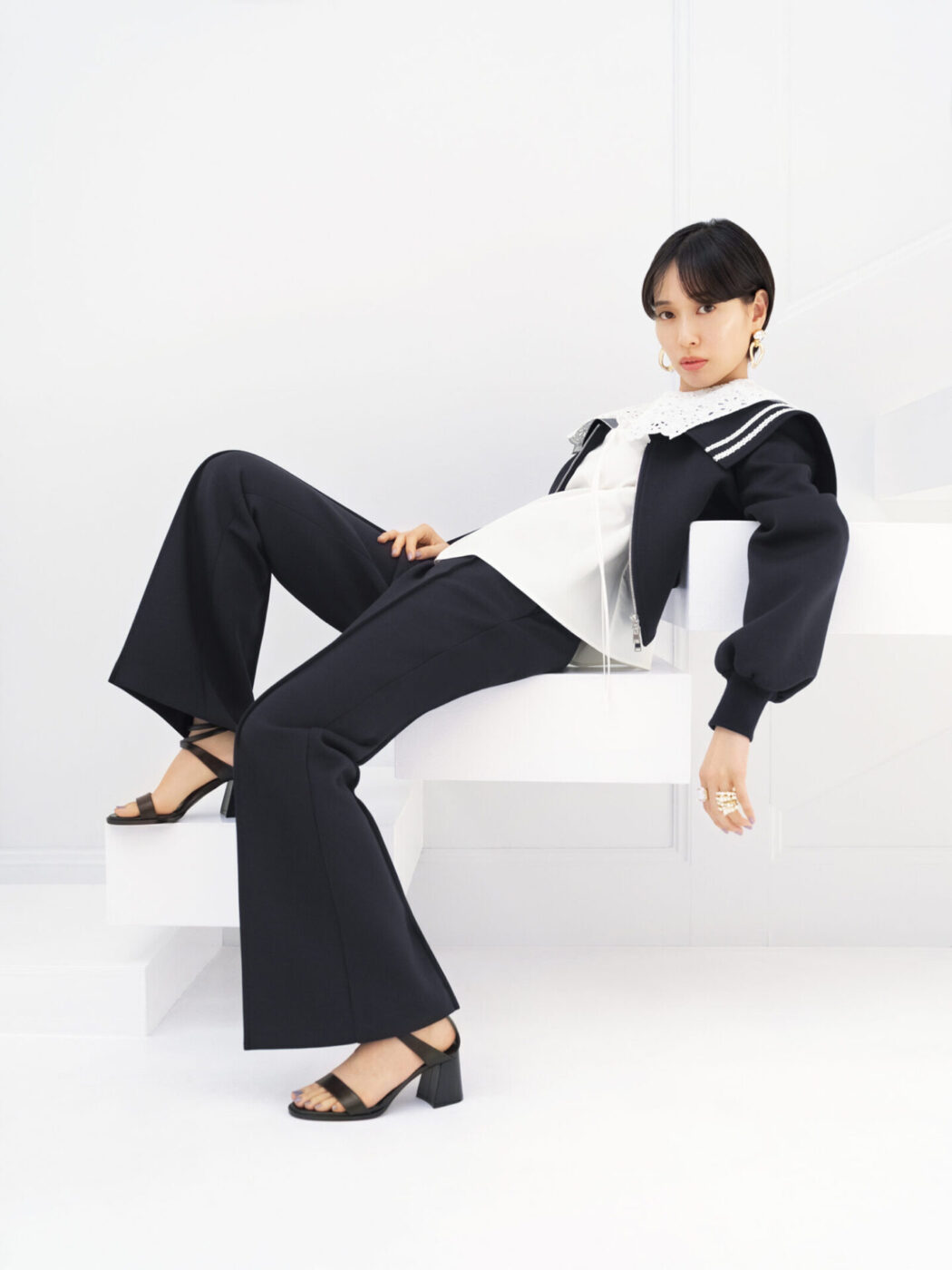 Styled by Yoko Kageyama
GINZA.COM ADEAM × Erika Toda