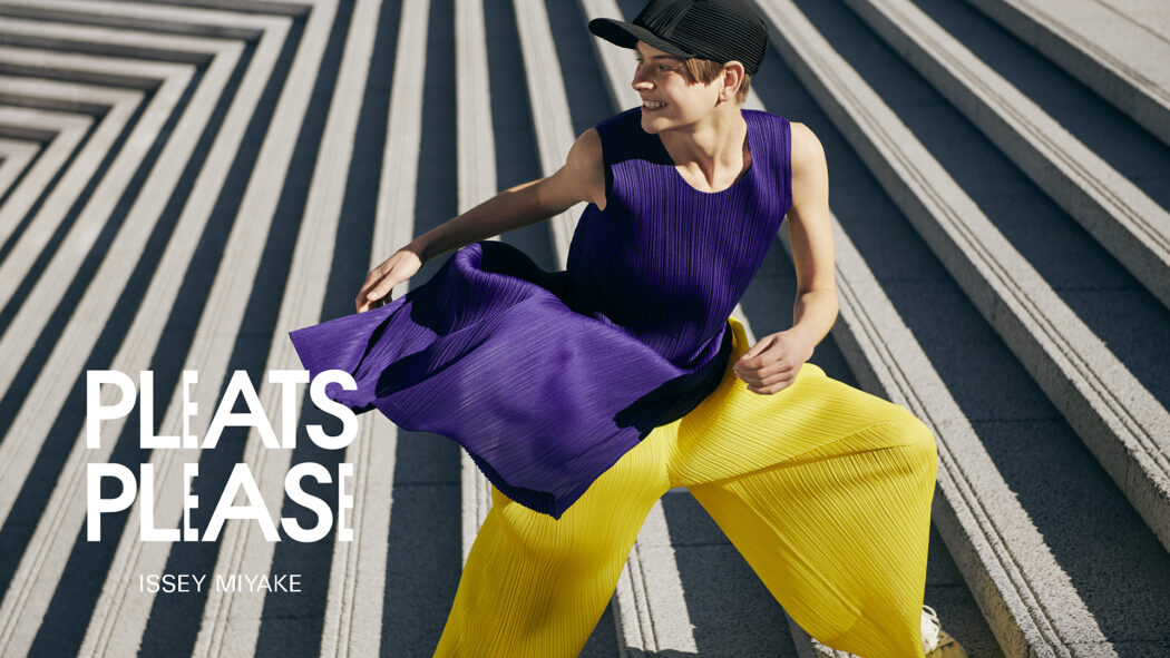 Hair by Shingo Shibata
PLEATS PLEASE ISSEY MIYAKE
