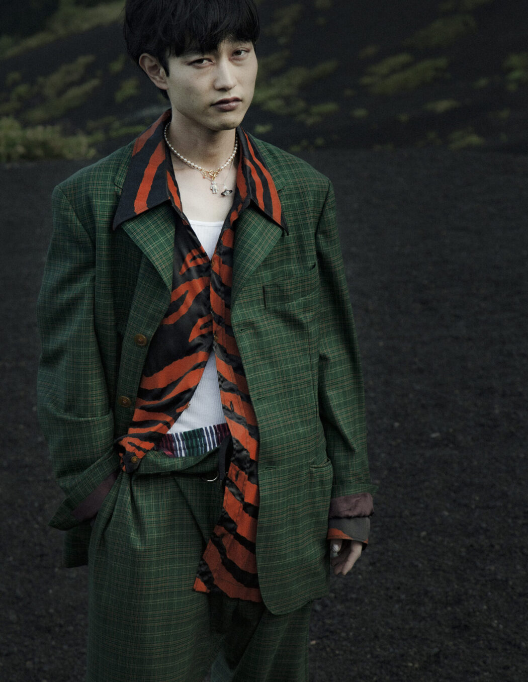 Hair by Waka Adachi
SWAG HOMMES issue15 / Vivienne Westwood
