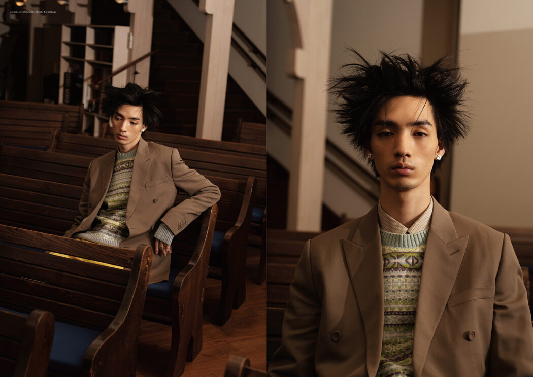 Make up by Yumi Endo
commons & sense man ISSUE32