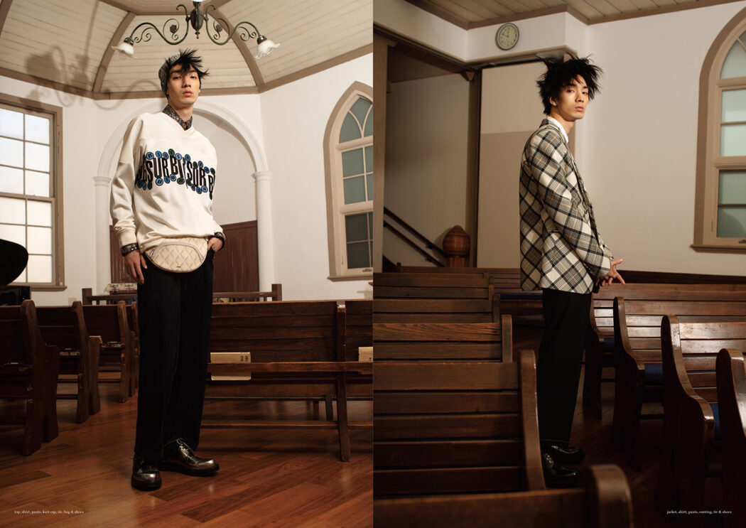 Make up by Yumi Endo
commons & sense man ISSUE32