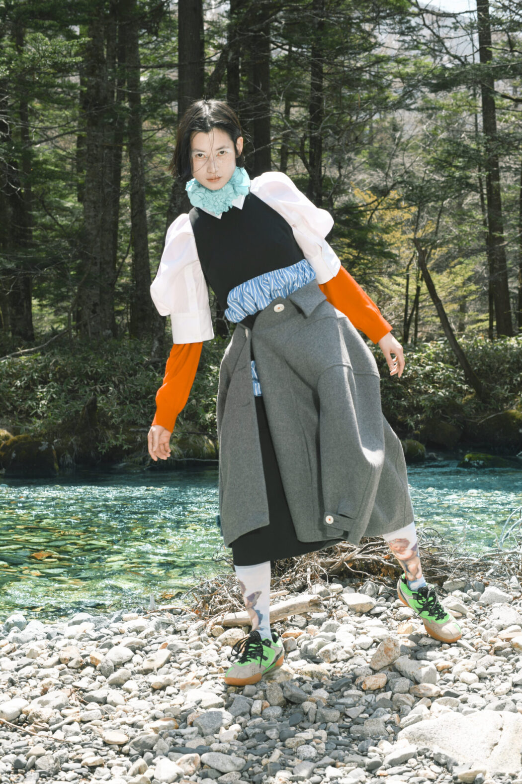 Hair by Yusuke Morioka
ENFÖLD 2023 Pre Fall LOOK