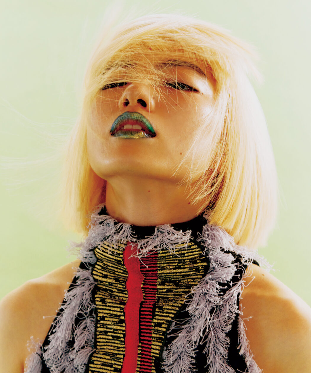 Hair by Waka Adachi
NYLON JAPAN November issue 2023
